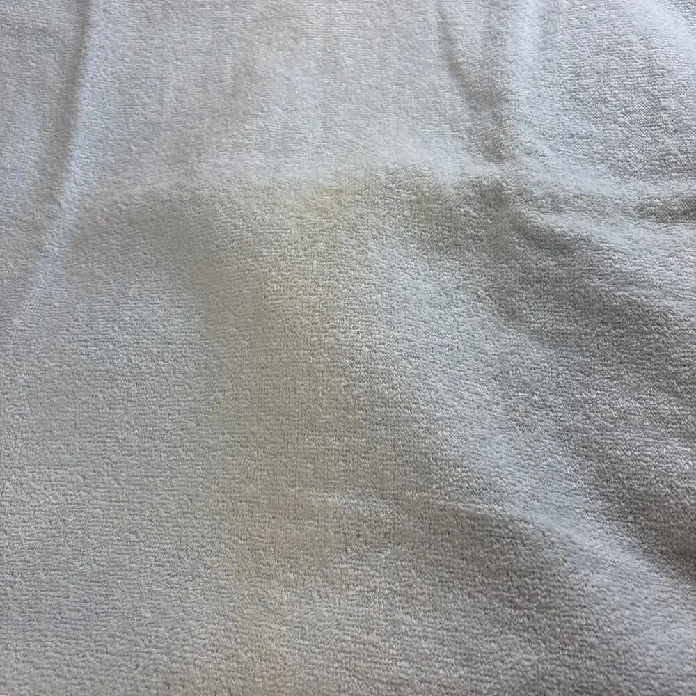 Set 3 Vintage R.A. Briggs Bath Bath Towels Blue with White Lace Ruffle